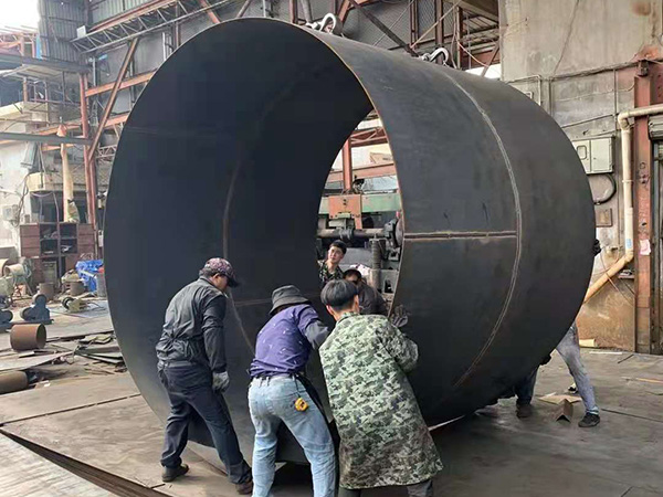 T8 × W1000 × Ø3000mm (acero dulce)