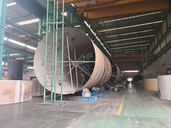 T6 × H3200 × Ø500 × Ø1500mm (acero dulce)